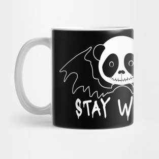 Gothic Panda with Bad Wings | Stay Weird Mug